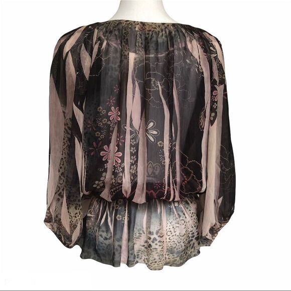 Amore Couture Bohemian Scoop Neck Blouse XS - Picture 3 of 6